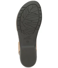 Dansko Rowan Chevron Leather Ankle Strap Mary Jane Clogs