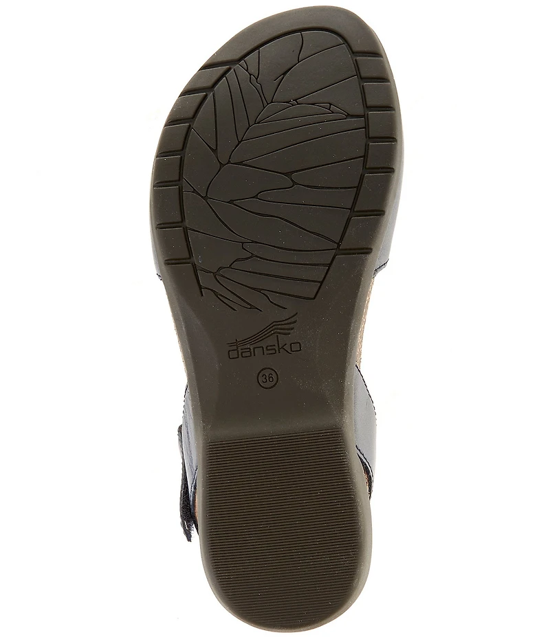 Dansko Rowan Leather Ankle Strap Mary Jane Clogs