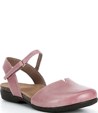 Dansko Rowan Leather Ankle Strap Mary Jane Clogs