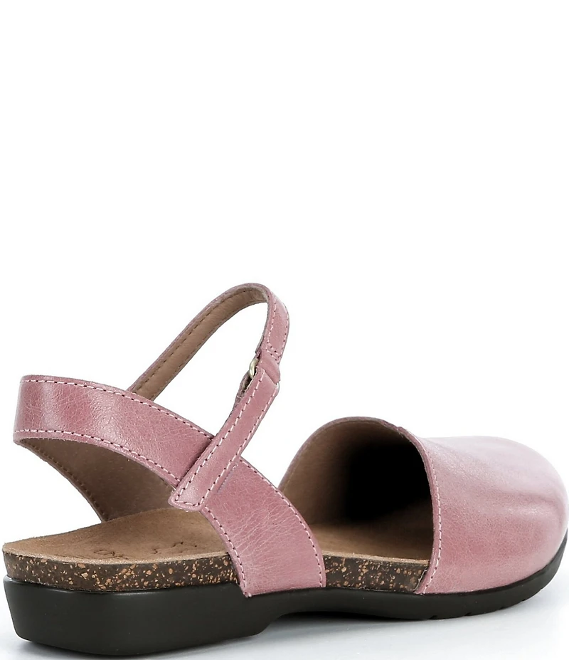 Dansko Rowan Leather Ankle Strap Mary Jane Clogs