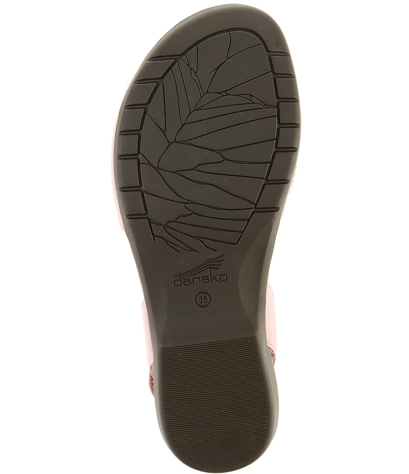 Dansko Rowan Leather Ankle Strap Mary Jane Clogs