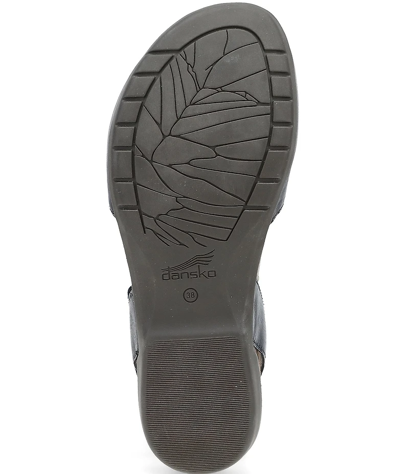 Dansko Rowan Leather Ankle Strap Mary Jane Clogs