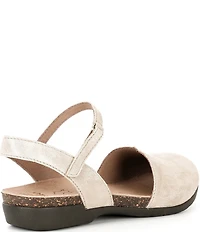 Dansko Rowan Suede Ankle Strap Clogs