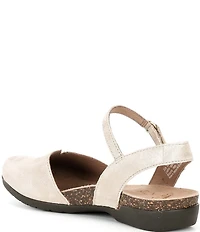 Dansko Rowan Suede Ankle Strap Clogs