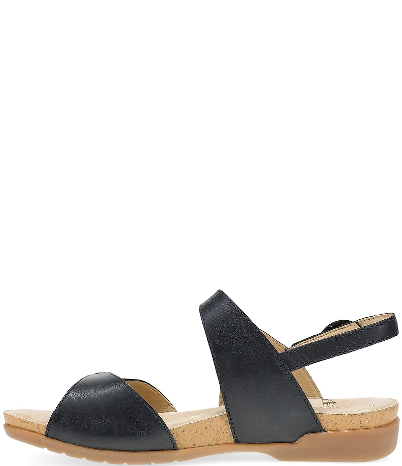 Dansko Ruthie Leather Buckle Ankle Strap Sandals