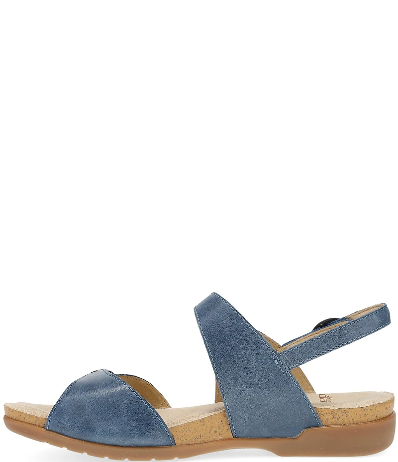 Dansko Ruthie Leather Buckle Ankle Strap Sandals