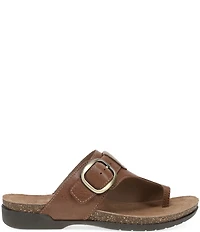 Dansko Rylee Leather Toe Loop Slide Sandals