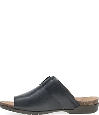 Dansko Rylee Leather Toe Loop Slide Sandals