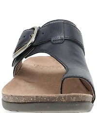 Dansko Rylee Leather Toe Loop Slide Sandals