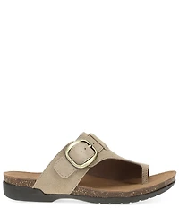 Dansko Rylee Suede Toe Loop Slide Sandals