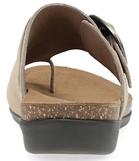 Dansko Rylee Suede Toe Loop Slide Sandals