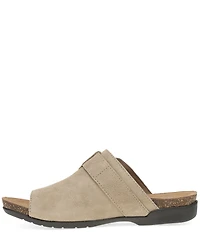 Dansko Rylee Suede Toe Loop Slide Sandals