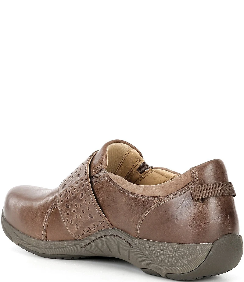 Dansko Sallie Leather Adjustable Strap Slip On Sneakers