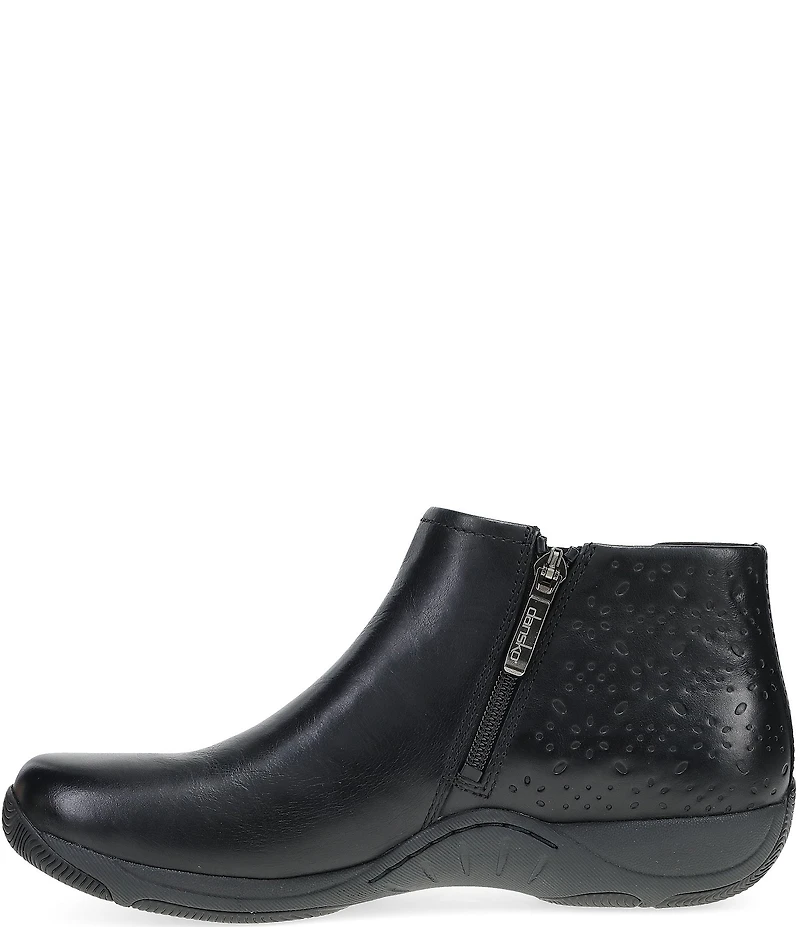 Dansko Sherry Leather Booties