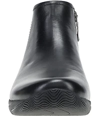 Dansko Sherry Leather Booties