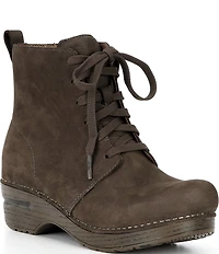 Dansko Sigourney Nubuck Suede Booties