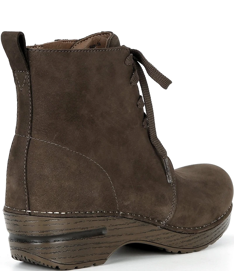 Dansko Sigourney Nubuck Suede Booties
