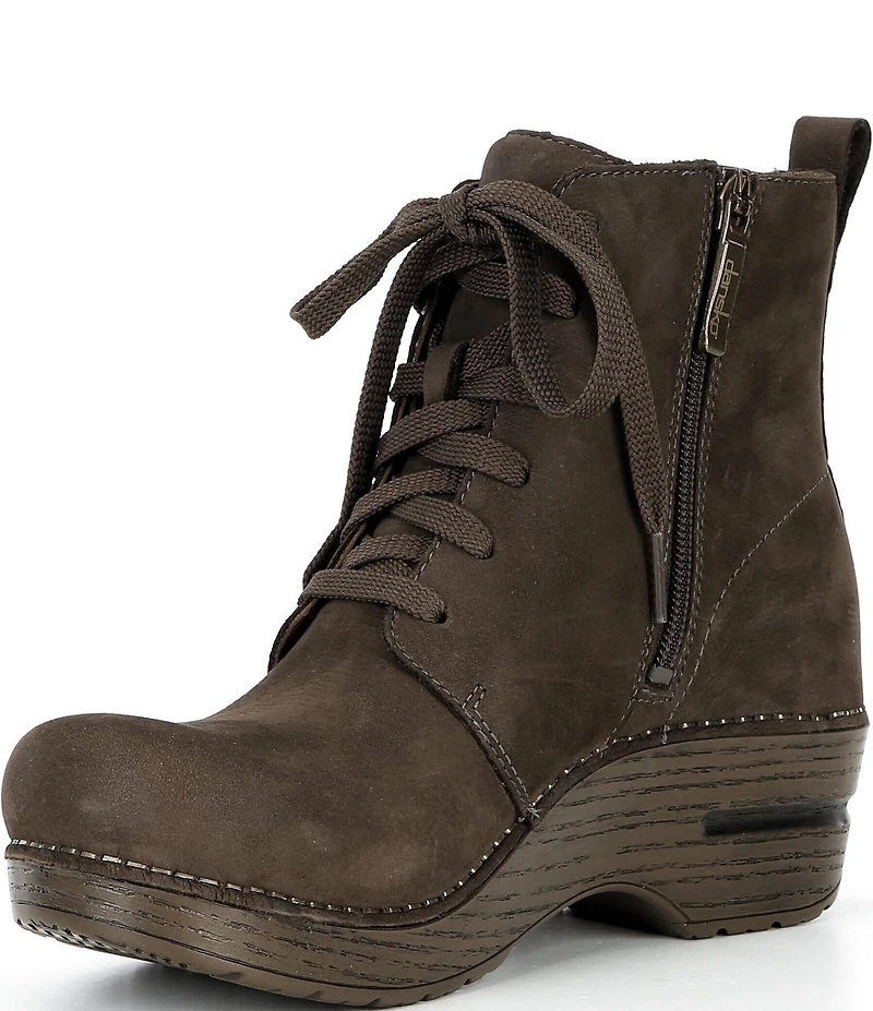 Dansko Sigourney Nubuck Suede Booties