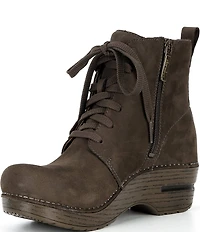 Dansko Sigourney Nubuck Suede Booties