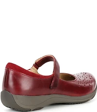 Dansko Stacy Perforated Leather Mary Jane Flats