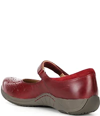 Dansko Stacy Perforated Leather Mary Jane Flats