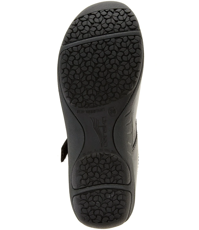 Dansko Stacy Perforated Leather Mary Jane Flats