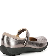 Dansko Stacy Perforated Leather Mary Jane Flats