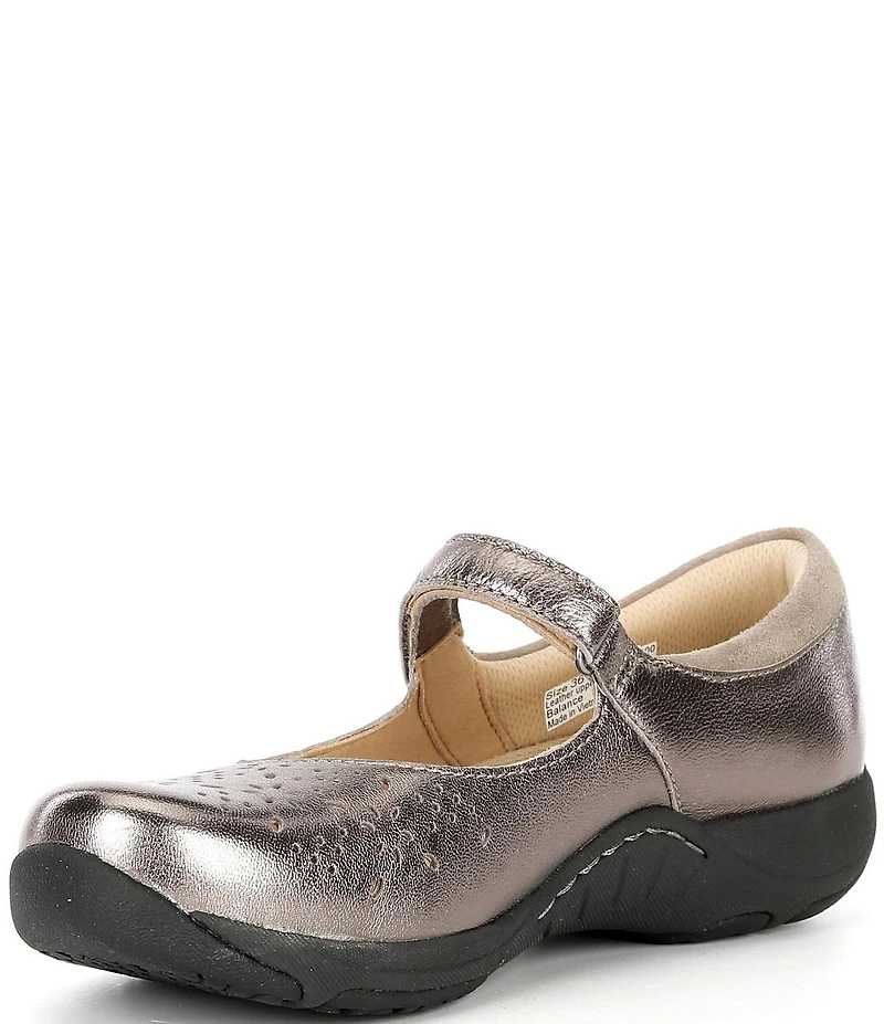Dansko Stacy Perforated Leather Mary Jane Flats