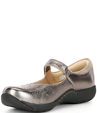 Dansko Stacy Perforated Leather Mary Jane Flats