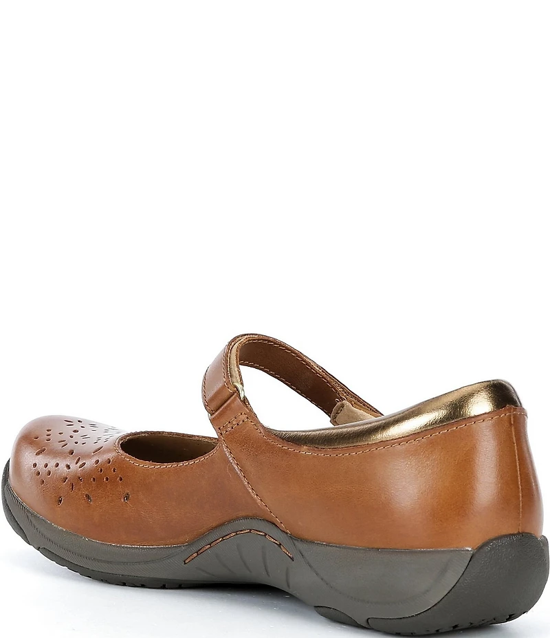 Dansko Stacy Perforated Leather Mary Jane Flats