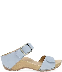 Dansko Tanya Nubuck Buckle Slide Sandals