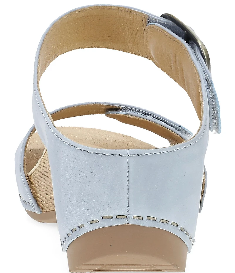 Dansko Tanya Nubuck Buckle Slide Sandals