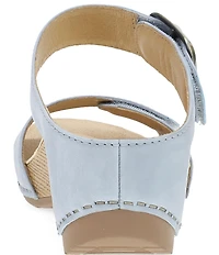 Dansko Tanya Nubuck Buckle Slide Sandals