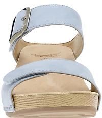Dansko Tanya Nubuck Buckle Slide Sandals