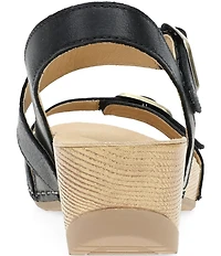 Dansko Trinity Nubuck Suede Buckle Hardware Banded Hook-and-Loop