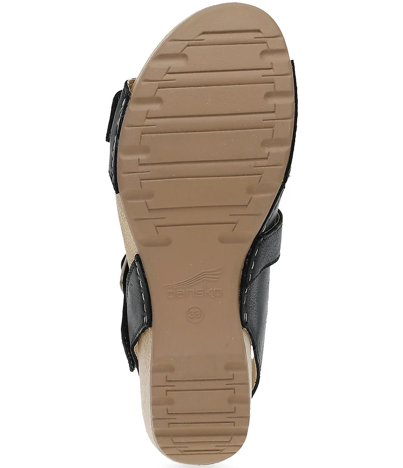 Dansko Trinity Nubuck Suede Buckle Hardware Banded Hook-and-Loop