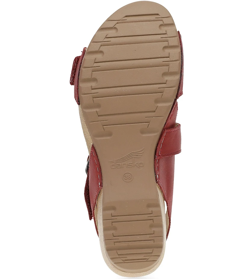 Dansko Trinity Nubuck Suede Buckle Hardware Banded Hook-and-Loop