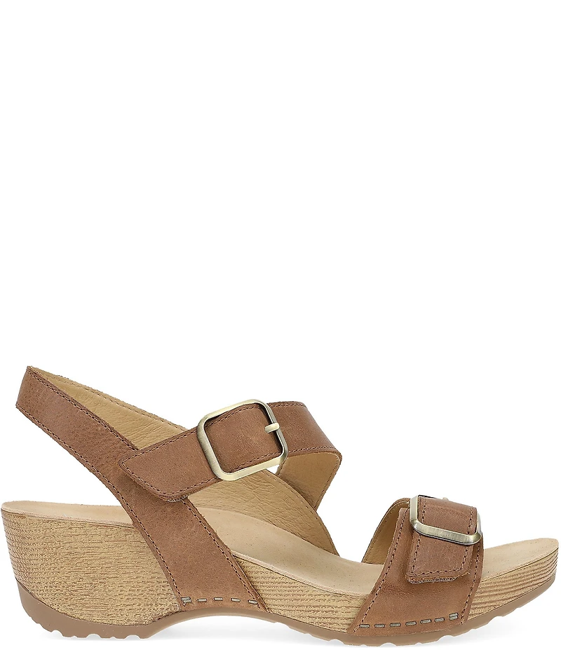 Dansko Trinity Nubuck Suede Buckle Hardware Banded Hook-and-Loop
