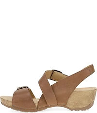 Dansko Trinity Nubuck Suede Buckle Hardware Banded Hook-and-Loop