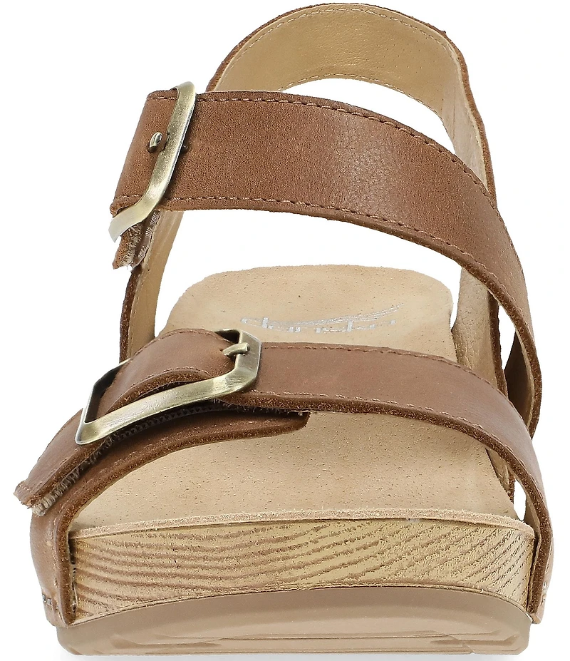 Dansko Trinity Nubuck Suede Buckle Hardware Banded Hook-and-Loop