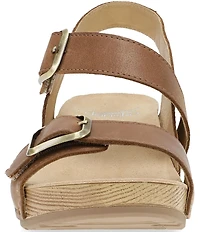 Dansko Trinity Nubuck Suede Buckle Hardware Banded Hook-and-Loop