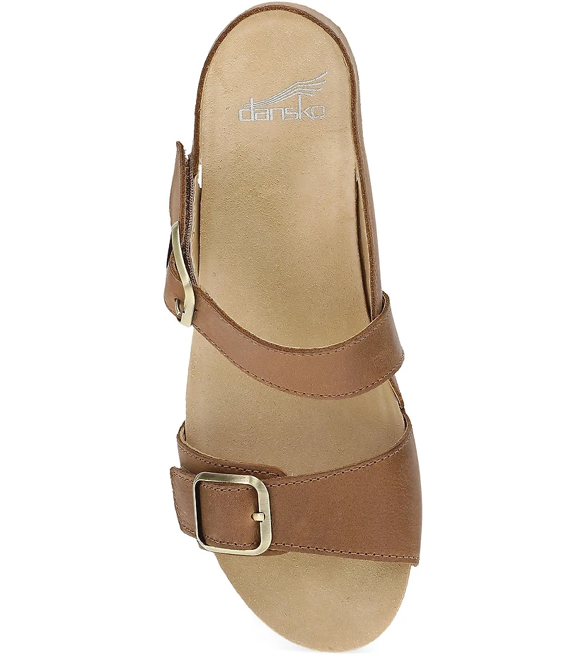 Dansko Trinity Nubuck Suede Buckle Hardware Banded Hook-and-Loop