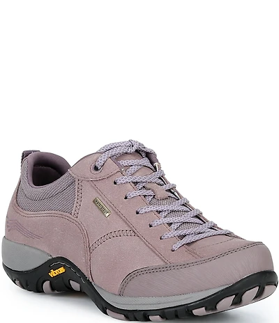 Dansko Women's Paisley Waterproof Suede Lace Up Sneakers