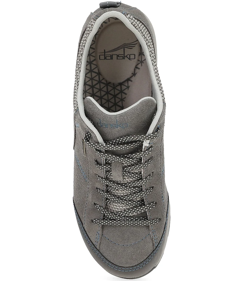 Dansko Women's Paisley Waterproof Suede Lace Up Sneakers