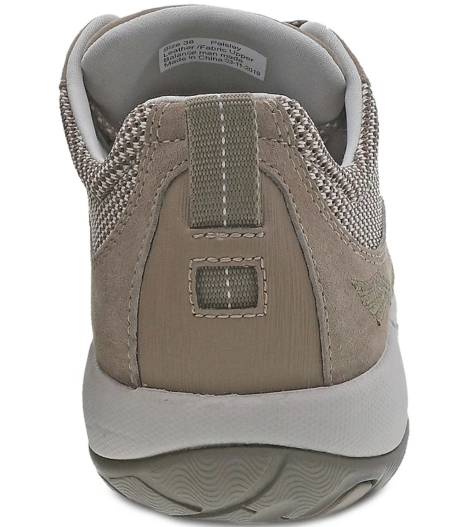 Dansko Women's Paisley Waterproof Suede Lace Up Sneakers