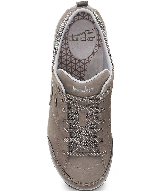 Dansko Women's Paisley Waterproof Suede Lace Up Sneakers