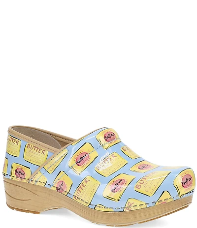 Dansko XP 2.0 Butter Print Patent Leather Clogs