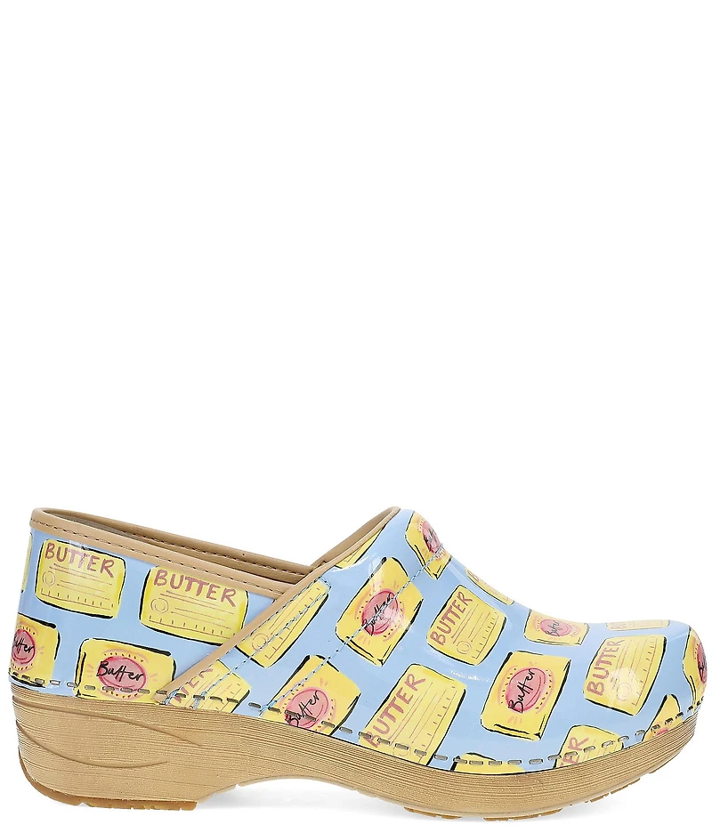 Dansko XP 2.0 Butter Print Patent Leather Clogs