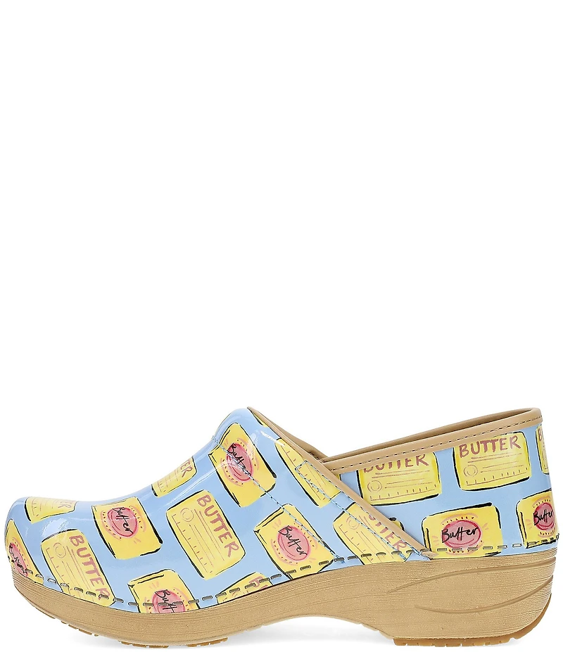 Dansko XP 2.0 Butter Print Patent Leather Clogs