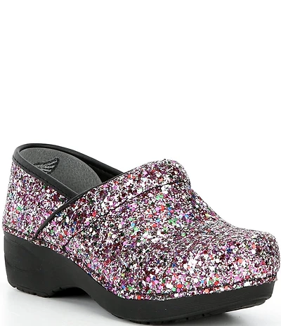 Dansko XP 2.0 Glitter Leather Clogs